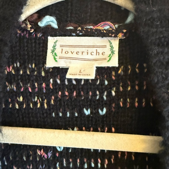 Love Riche Multicolor Fringe Open Cardigan - Picture 6 of 6